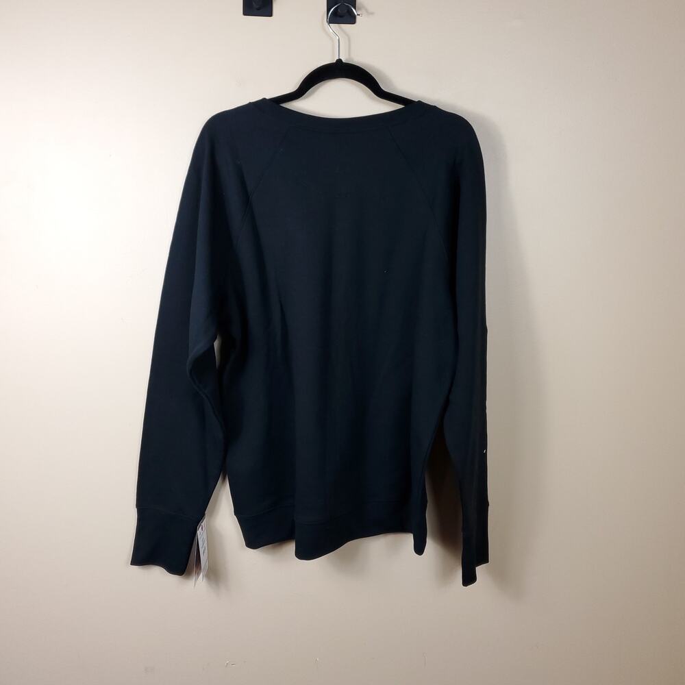 Champion Black Powerblend Boyfriend Graphic Crewneck Sweatshirt Size XL - Picture 7 of 10